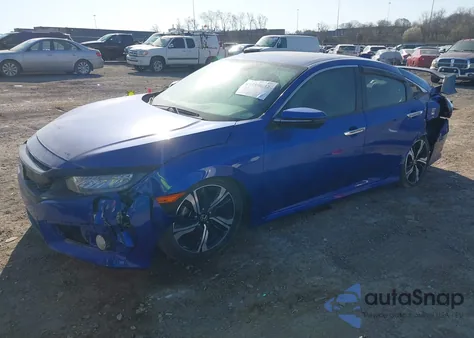 2017 Honda Civic Touring from USA, damaged, VIN 19XFC1F97HE018673